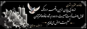 بنر تسلیتی کد T48